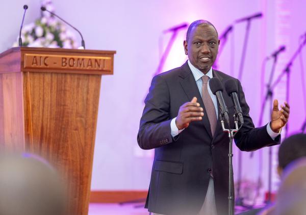 President Ruto Graces Installation of Bishop Benjamin Kalanzo at AIC Bomani