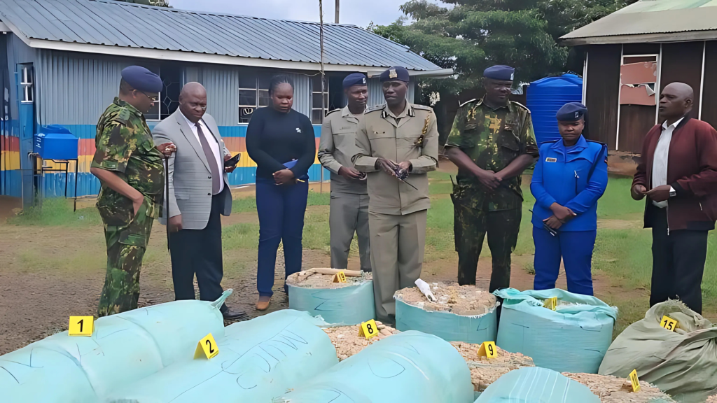 Police Seize Lorry Hauling Sh3M Worth of Bhang in Uasin Gishu