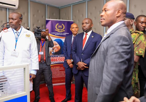 CS Murkomen Launches Upgraded Fichua Kwa DCI Centre to Boost People-Centred Policing
