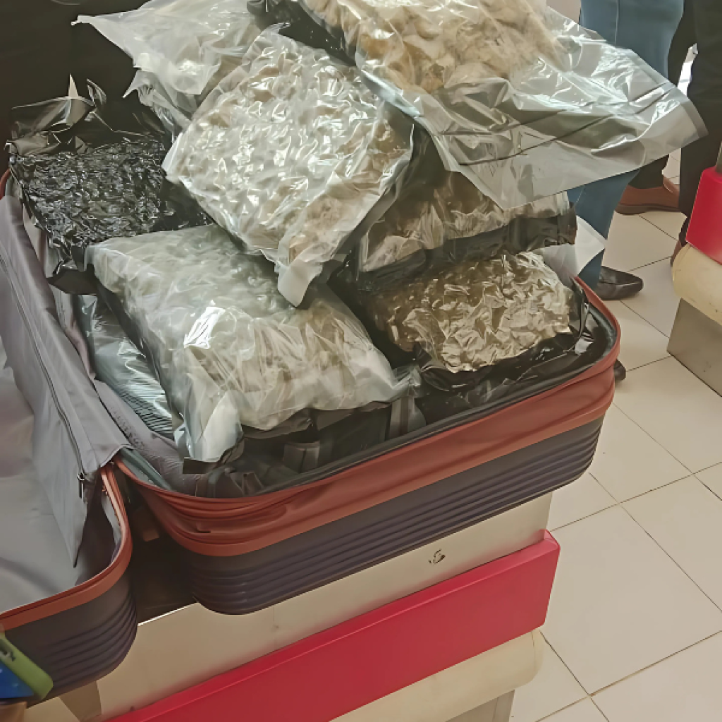 Drug Trafficker Vanishes at JKIA, Leaves Suspicious Bags Behind