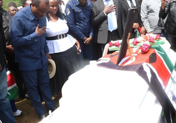 Kalonzo, Wamalwa Join Mourners at Boniface Kariuki’s Emotional Farewell in Kangema