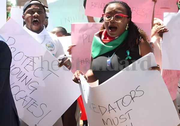 Young Lawyers Protest at LSK Headquarters Over Sexual Coercion and Inaction on Harassment Complaints