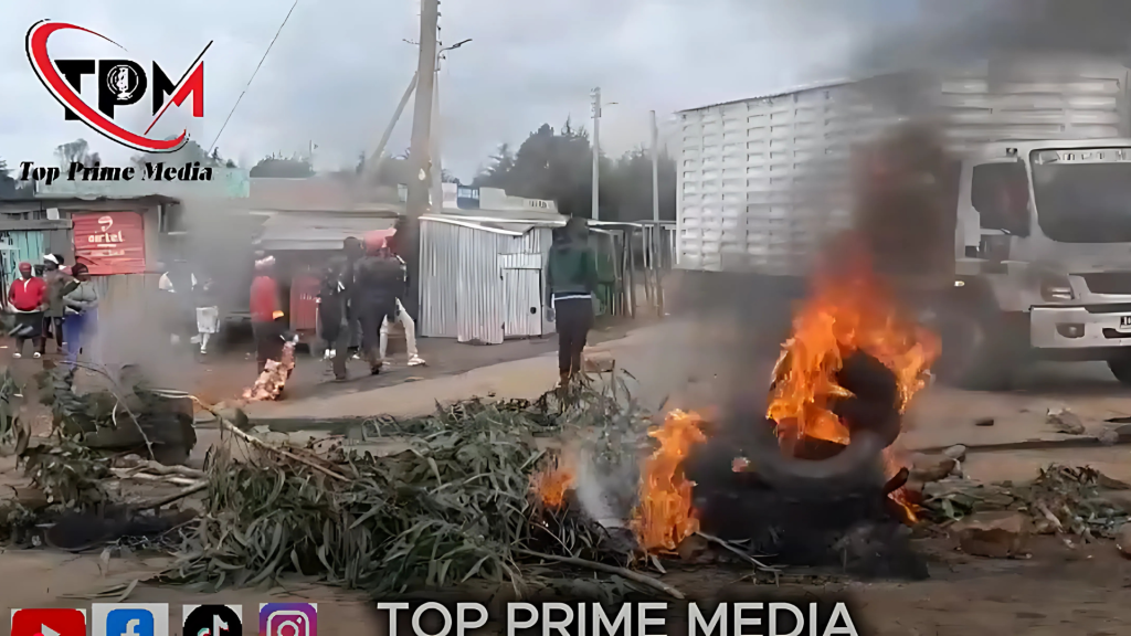Nyandarua Residents Protest Over Dilapidated Roads