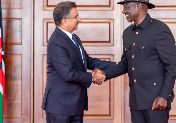 Ruto Welcomes Aga Khan Envoy, Invites Prince Rahim for State Visit