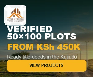 Lewide Properties — verified 50 by 100 plots from KSh 450,000